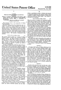 Preparation of lithium aluminum hydride