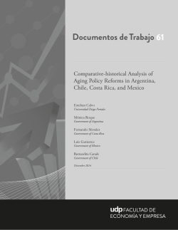 Documentos de Trabajo 61 - Facultad de Econom&iacute;a y Empresa UDP