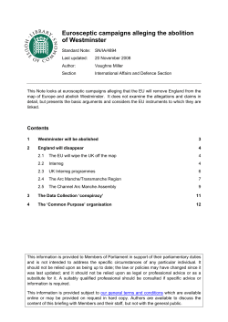 Eurosceptic campaigns alleging the abolition of