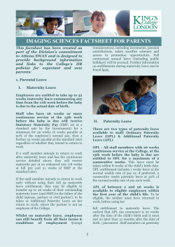 Divisional Factsheet for parents