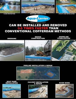 can be installed and removed 3-5 times faster than conventional
