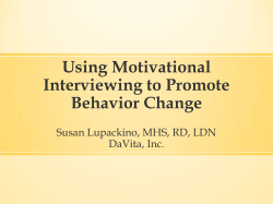 Change Talk &ndash; DARN-CAT