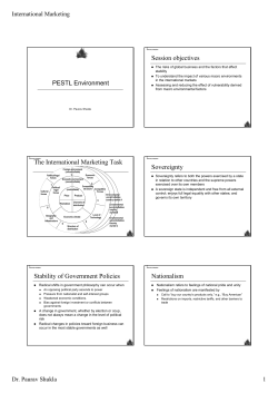 Session objectives