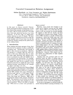 Cascaded Grammatical Relation Assignment