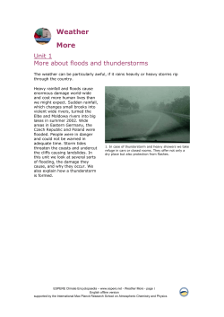 Floods and Thunderstorms