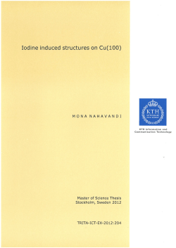 Iodine induced structures on Cu (100)