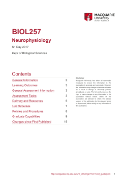 as PDF - Unit Guide