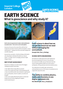 earth science - Workspace