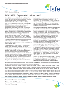 Also available as  - Free Software Foundation Europe