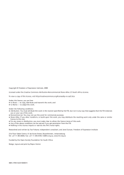 The Broadcasting Independence Handbook