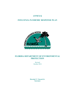 annex k influenza pandemic response plan florida department of
