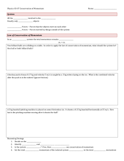 Physics 03-07 Conservation of Momentum