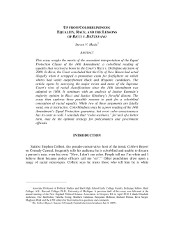 Steven V. Mazie* This essay weighs the merits of the ascendant