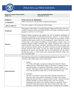Intellectual Property Policy