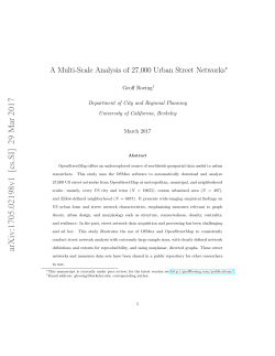 A Multi-Scale Analysis of 27000 Urban Street Networks