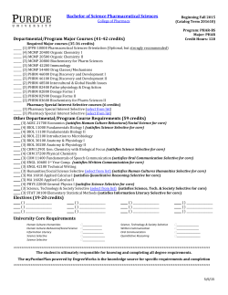 Entered BSPS program in Fall 2015