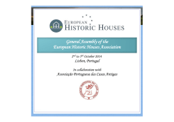 AG program FINAL - European Historic Houses Association