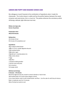 Nina`s Recipe - McCain Foodservice