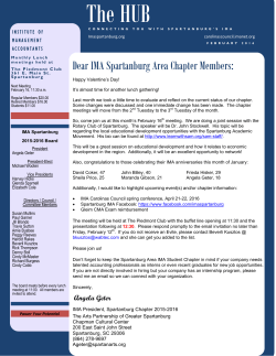 February 2016 Newsletter