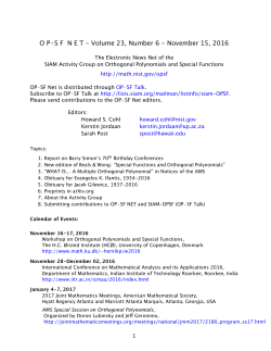 OPSFNET - Homepages of UvA/FNWI staff