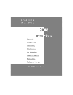 available online - Leo Baeck Institute