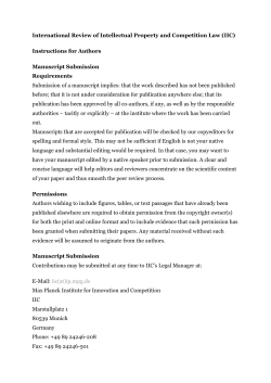 See Instructions for Authors - Max-Planck