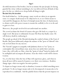 Page 4 deceitful intention of his brother, but let us imitate the just