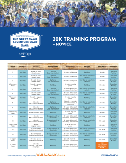 20k training program - SickKids Foundation