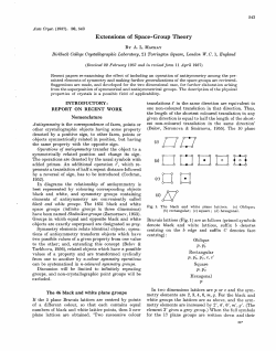 Extensions of Space-Group Theory