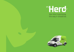 Brochure - Herd Van Hire Franchising