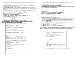 Internal Orders - Business Services