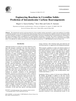 Engineering Reactions in Crystalline Solids: Prediction