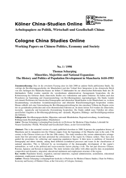 Minorities, Majorities and National Expansion