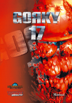 Gorky 17 Manual English