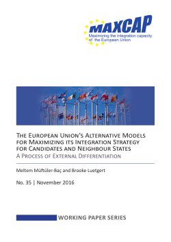 The European Union`s Alternative Models for