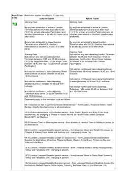 7B - National Rail Enquiries