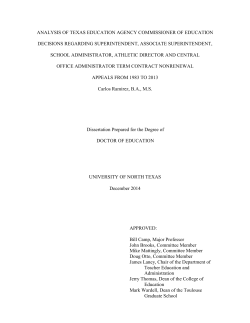 school administrator, athletic director