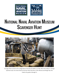 Scavenger Hunt Questions - Naval Aviation Museum Foundation