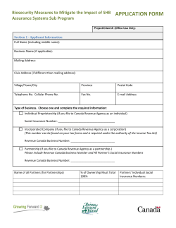 Application Form - PrinceEdwardIsland.ca
