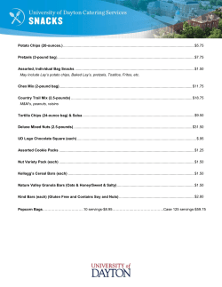 Potato Chips (20-ounces.)....................................................