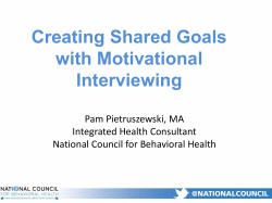 Slides - National Council for Behavioral Health