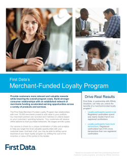 Merchant-Funded Loyalty Program