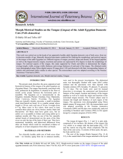 Full text pdf - International Journal of Veterinary Science