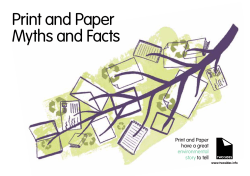 Print and Paper Myths and Facts