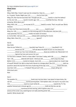4. TENSES GUIDE - Papa