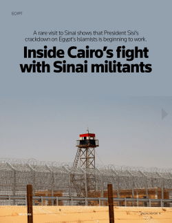 Inside Cairo`s fight with Sinai militants