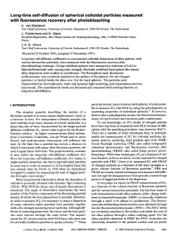 Long-time self-diffusion of spherical colloidal particles measured