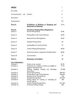 INDEX Pre-amble Commencement and Revocation Interpretation