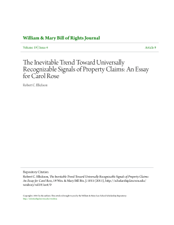 The Inevitable Trend Toward Universally Recognizable Signals of