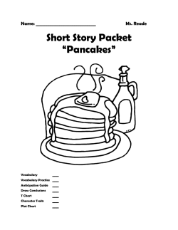 Ms. Reade Short Story Packet “Pancakes”